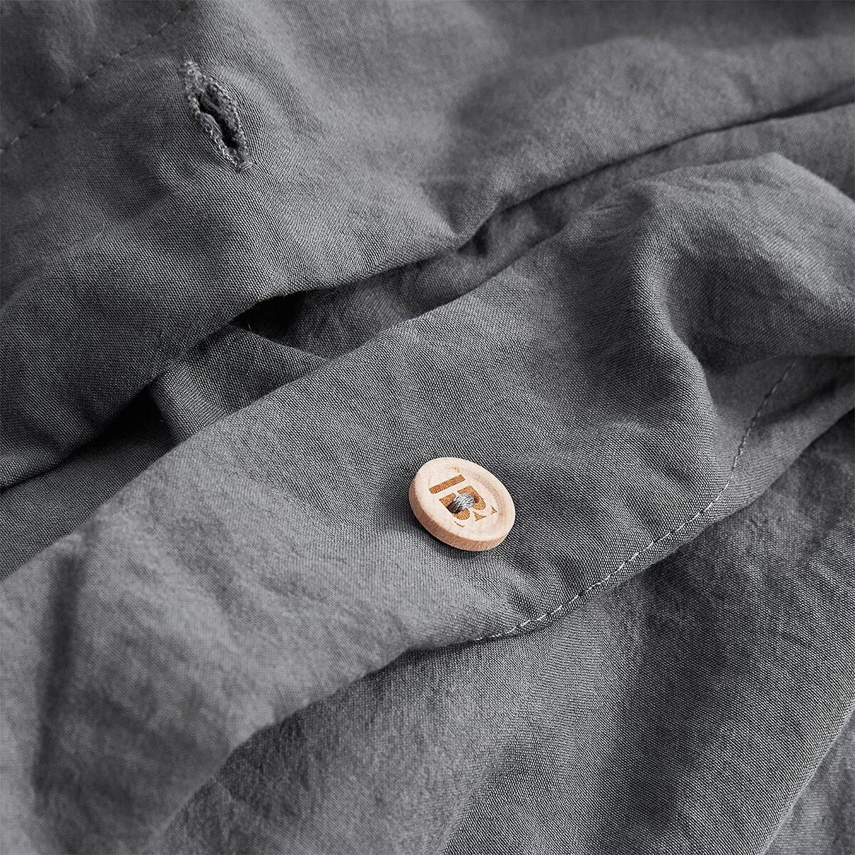 Natural Loft? Oversized Comforter Set - Pewter