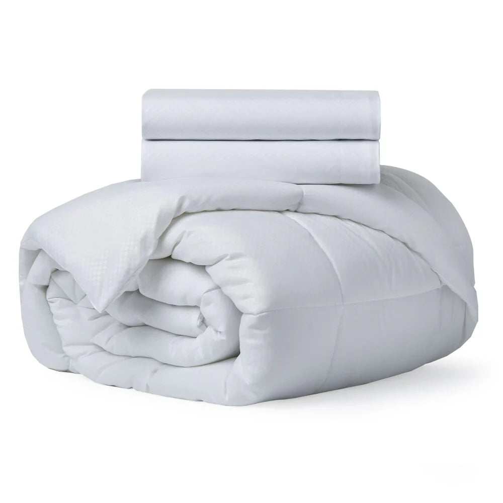 7-piece Solid Comforter Set