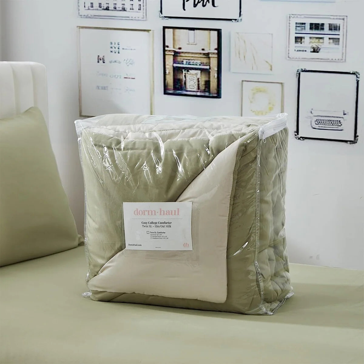 Dorm Haul? - Cozy College Comforter Set - Twin XL Reversible Bedding