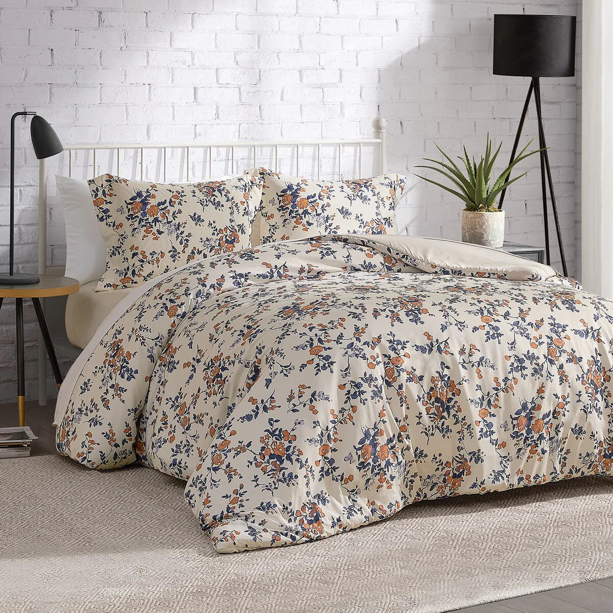 Lucky Brand Garden Bouquet Reversible Comforter Sets