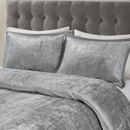 Madison Park Reagan 5 Piece Crinkle Velvet Comforter Set