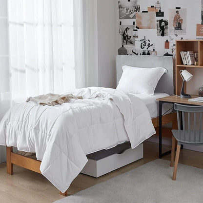 Menopleasing - Coma Inducer? Oversized Cooling Comforter Set - White