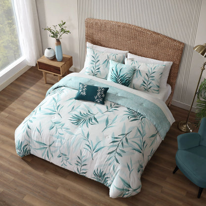 Bebejan Tropical 100% Cotton 5-Piece Reversible Comforter Set
