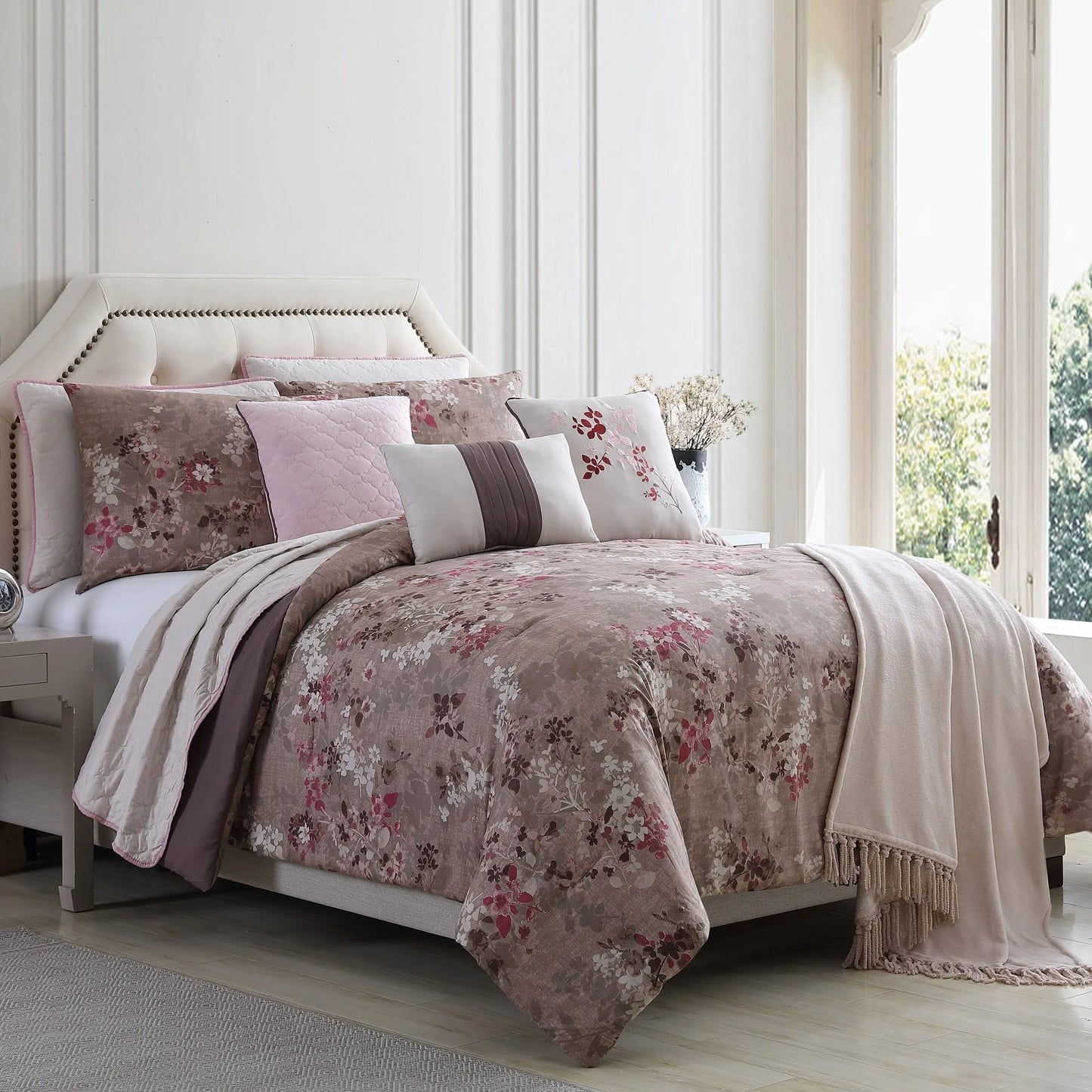 Modern Threads Chloe 10-Piece Comforter and Coverlet Set