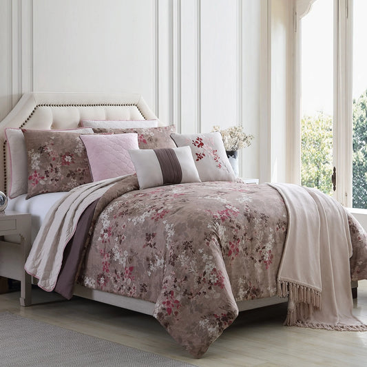 Modern Threads Chloe 10-Piece Comforter and Coverlet Set