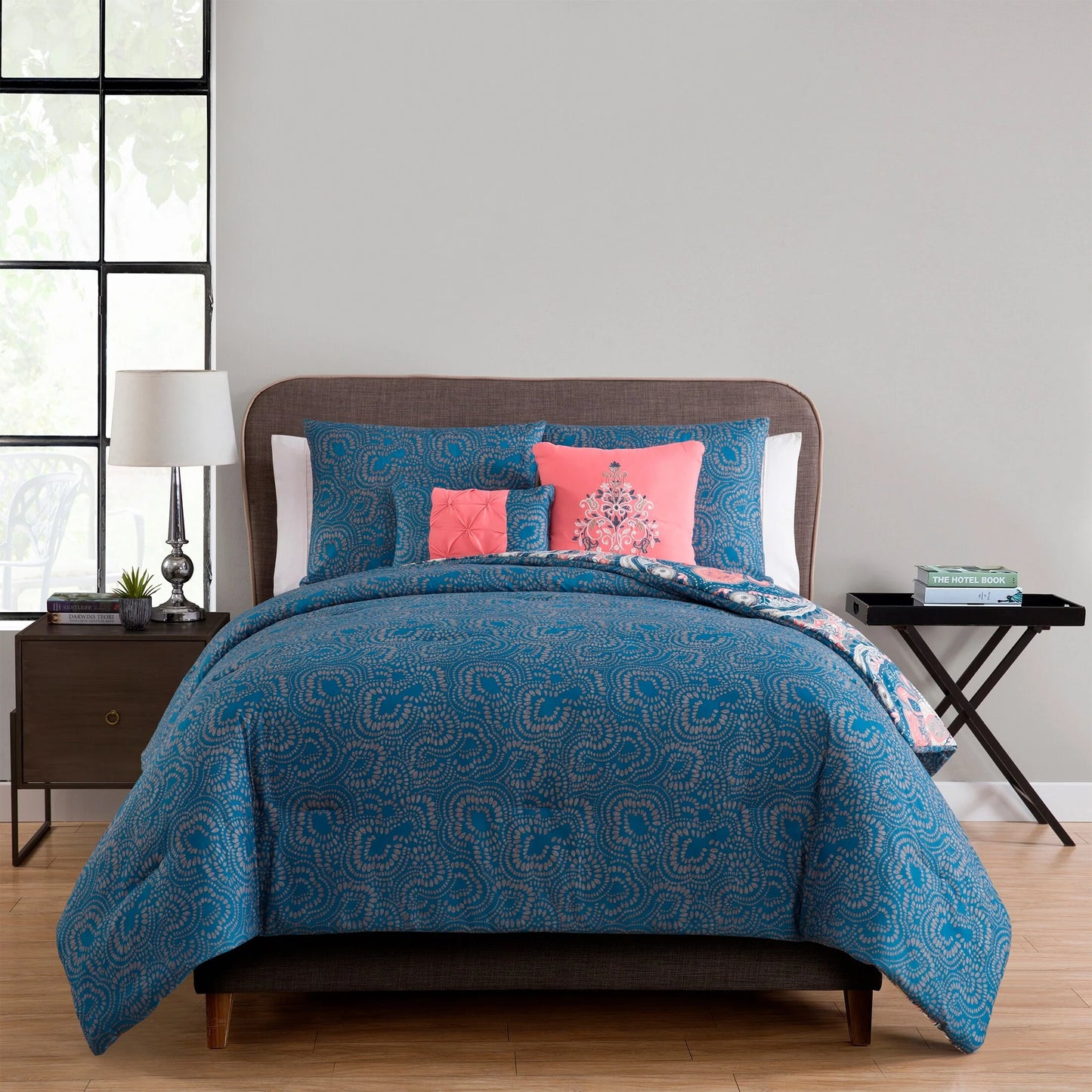 VCNY Home Casa Re'al Damask Reversible Comforter Set
