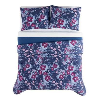 Badgley Mischka Home Midnight Garden Comforter Set