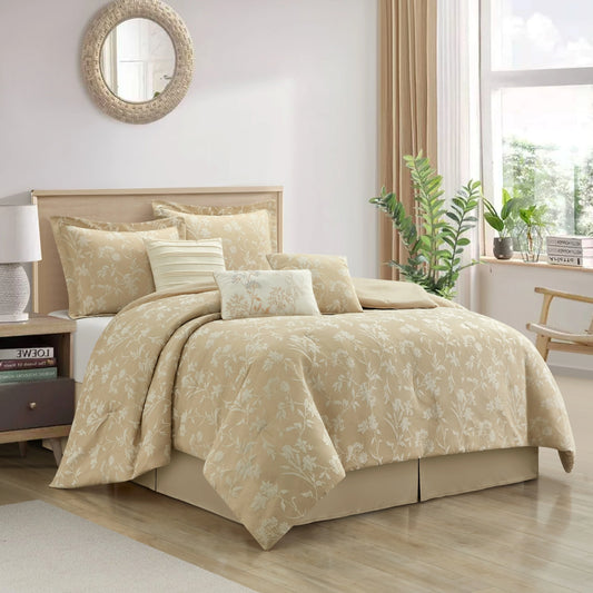 Nanshing Keoni 7 Piece Floral Comforter Set