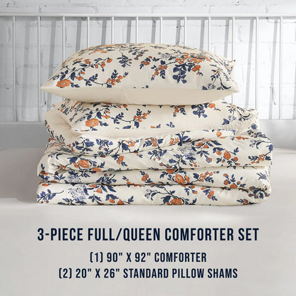 Lucky Brand Garden Bouquet Reversible Comforter Sets