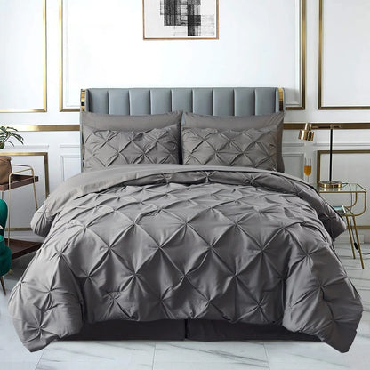 8 Pieces Pintuck Comforter Set