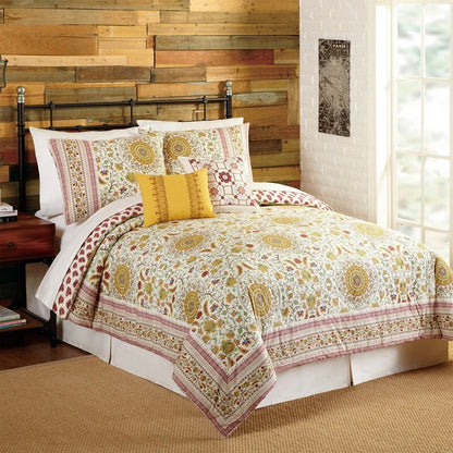 Indigo Bazaar Joanne 5-piece Cotton Comforter Set