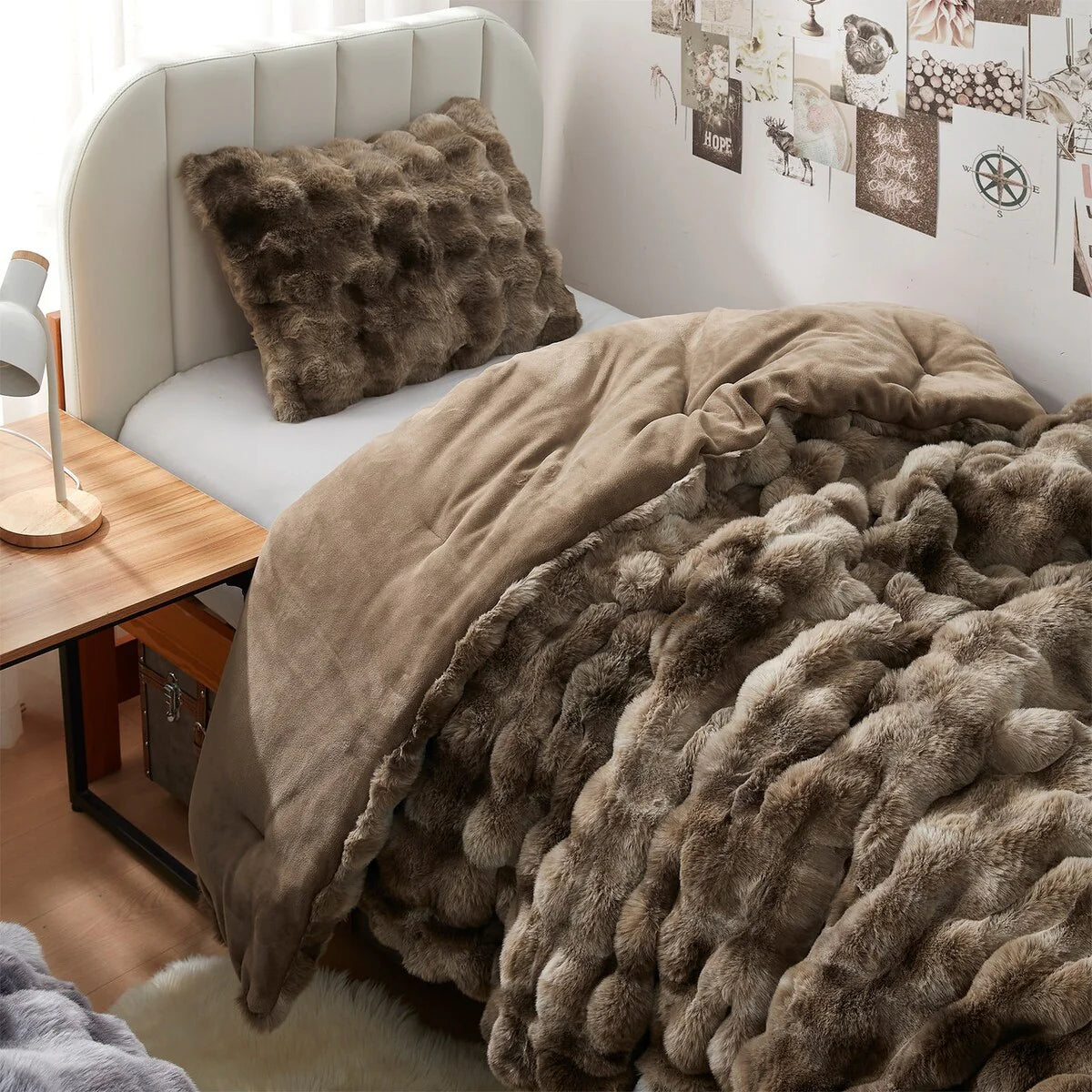Beary Soft - Coma Inducer? Oversized Comforter Set - Kodiak Brown