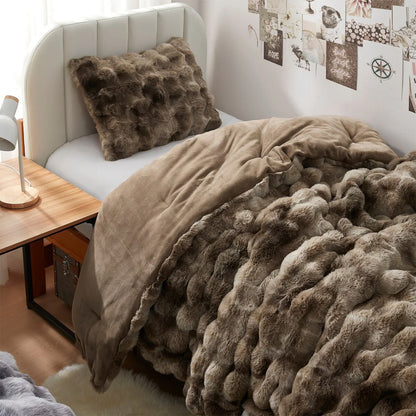 Beary Soft - Coma Inducer? Oversized Comforter Set - Kodiak Brown