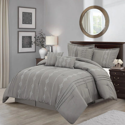 Nanshing Kiana Embroidered 7 Piece Comforter Set