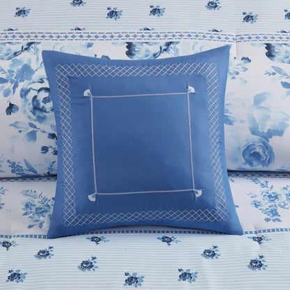 Intelligent Design Kaia Floral Striped Comforter Set