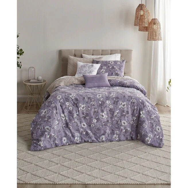 Anne Klein Halsbury Comforter Set Lavender