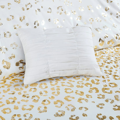 Serena Metallic Animal Printed Comforter Set by Intelligent Design