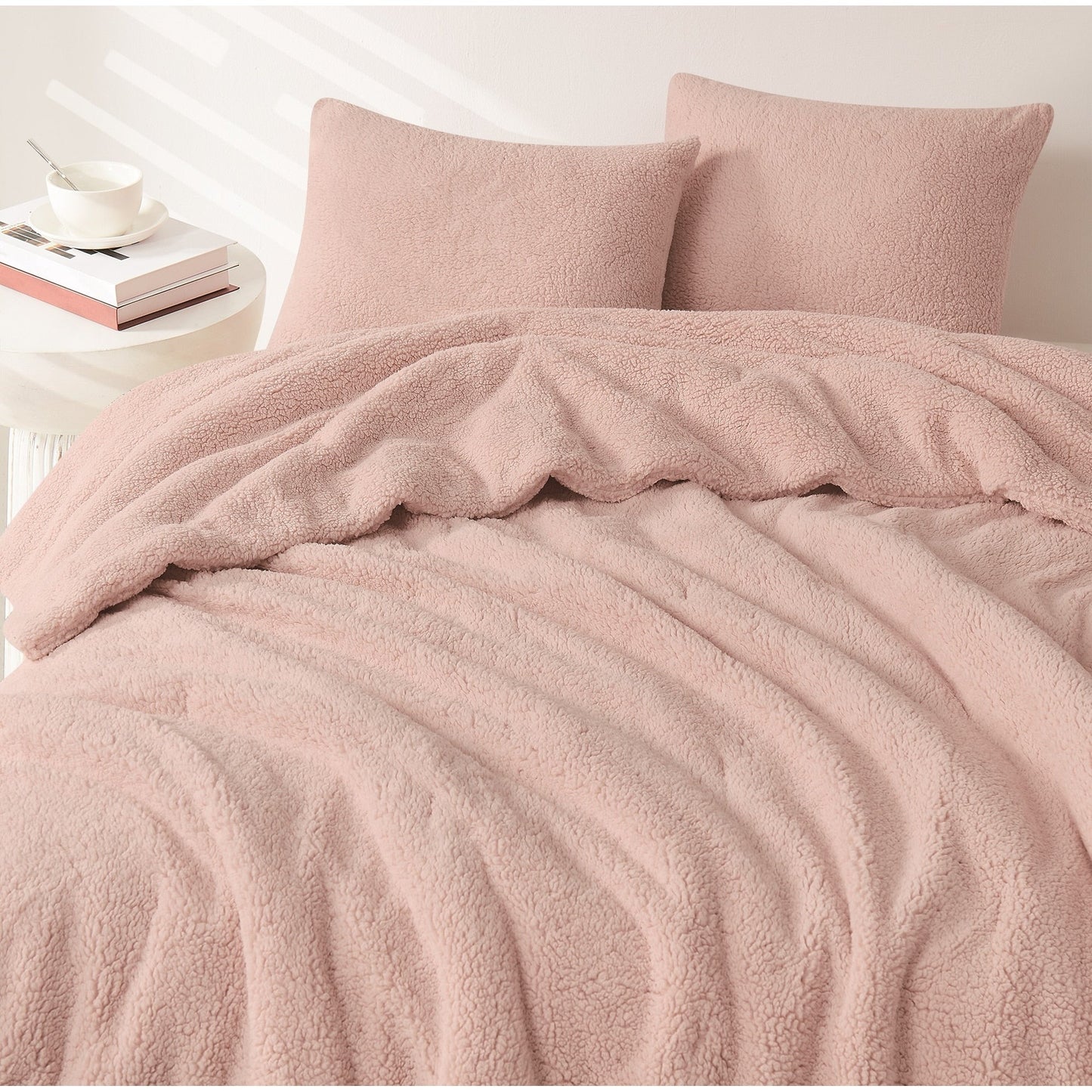 Brooklyn Loom Marshmallow Sherpa Comforter Set
