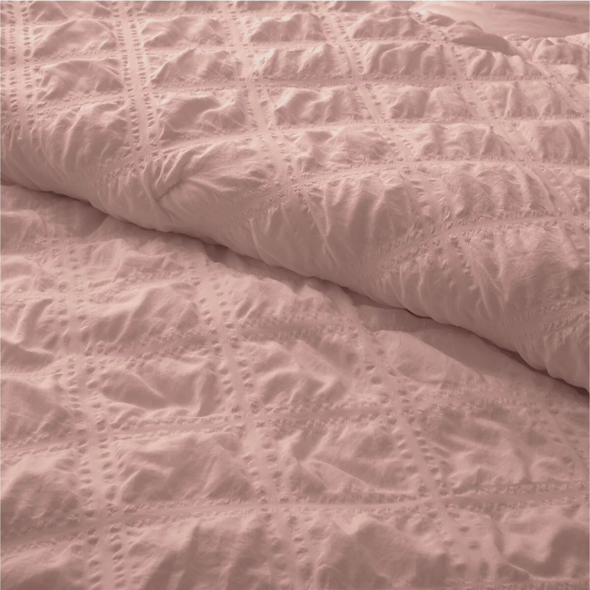 All Season Bubble Ruched Down Alternative Comforter Set