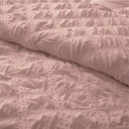 All Season Bubble Ruched Down Alternative Comforter Set
