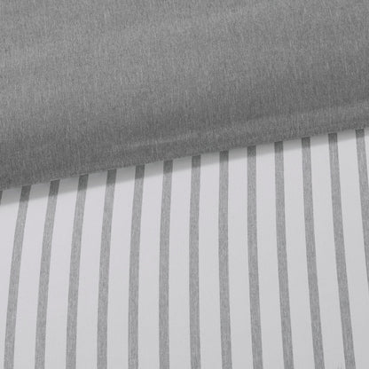 Madison Park Essentials Braydon Reversible Yarn Dyed Stripe Down Alternative Comforter Set