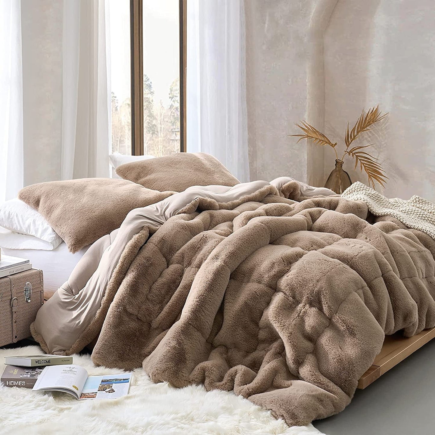 Chunky Bunny Yoga - Coma Inducer? Oversized Comforter - Cobblestone