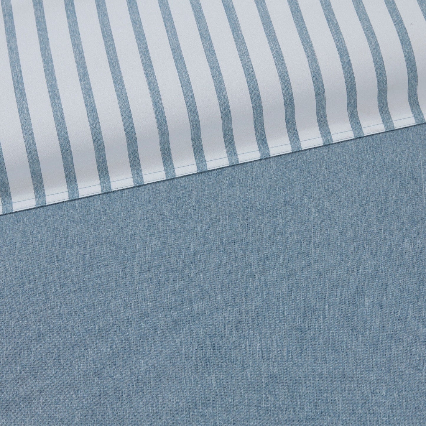 Madison Park Essentials Braydon Blue Reversible Stripe Down Alternative Comforter Set
