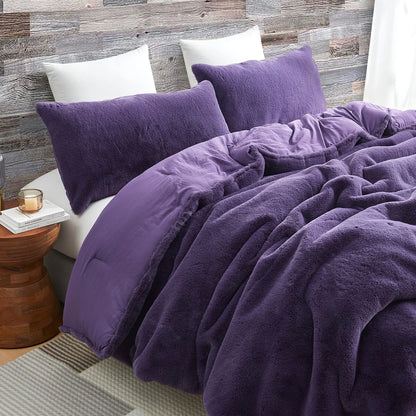 Chunky Bunny Some Like It Cold - Coma Inducer? Oversized Comforter Set - Dark Purple