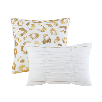Serena Metallic Animal Printed Comforter Set by Intelligent Design