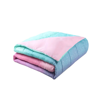 Jada Celestial Ombre Pink/Purple/Aqua Soft Microfiber Comforter Set