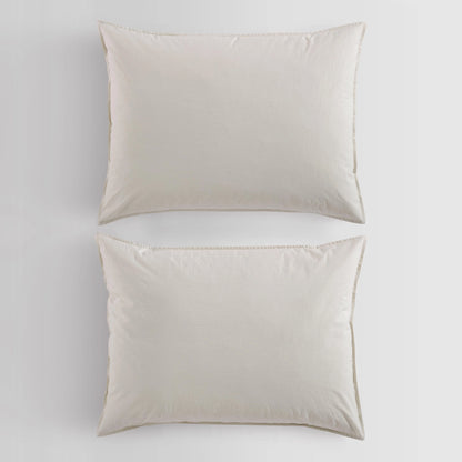 Calvin Klein Washed Percale Cotton Solid Comforter Set