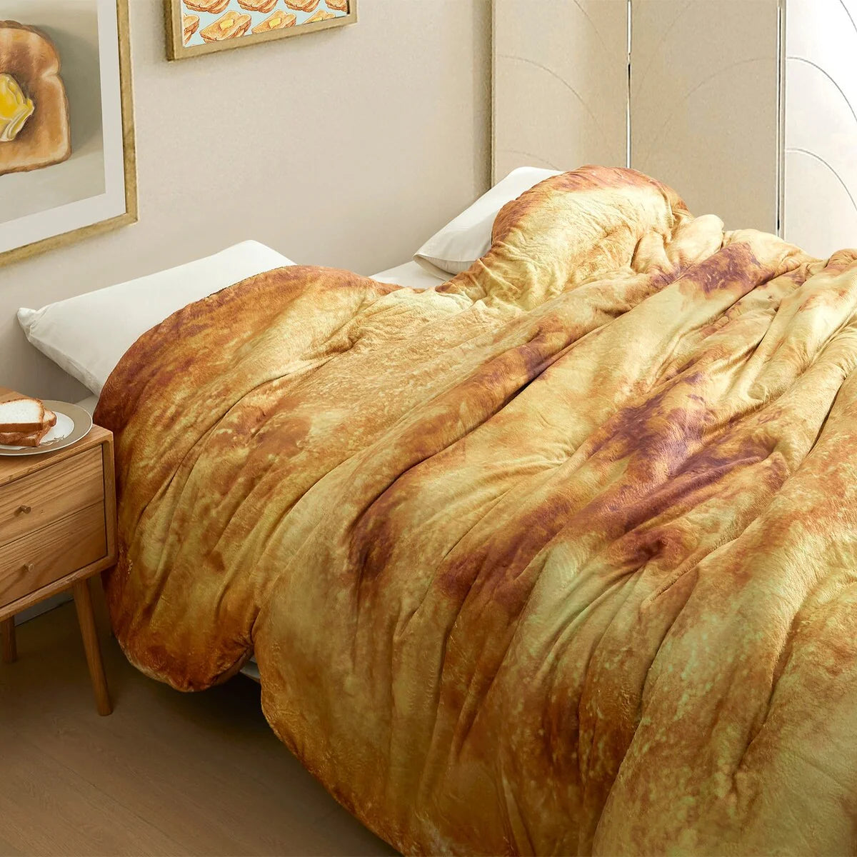French Toast with Butter - Coma Inducer? Queen/King Comforter