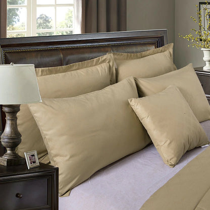 Taupe Plaid Comforter Set