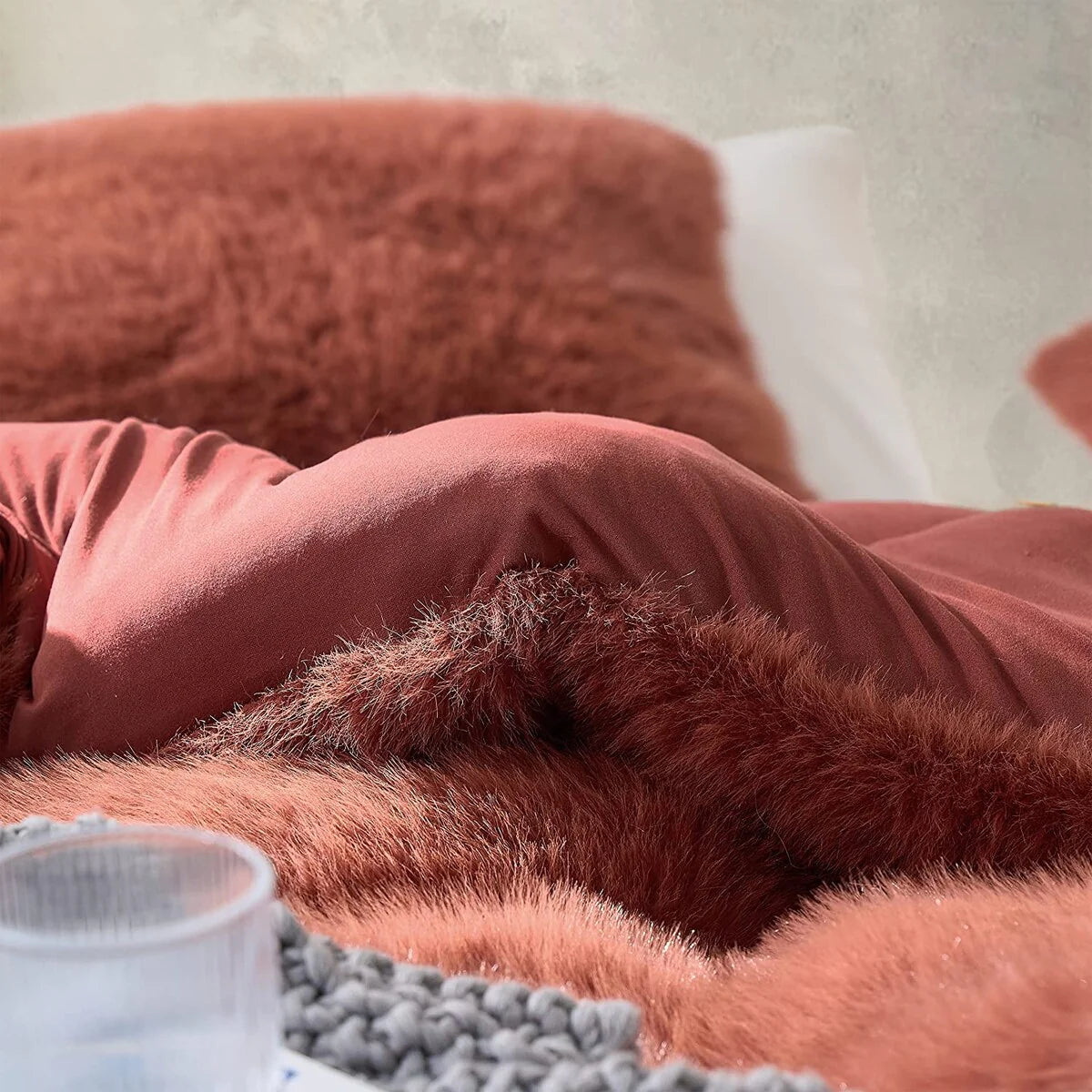 Messy Hair Day - Coma Inducer? Oversized Comforter - Auburn