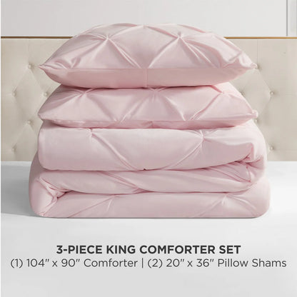 Juicy Couture Kiss Pleat Plush Comforter Sets