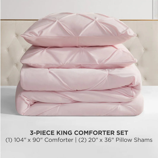 Juicy Couture Kiss Pleat Plush Comforter Sets