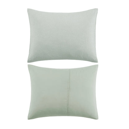 Tommy Bahama Seersucker Solid Reversible 8 Piece Comforter Bonus Set