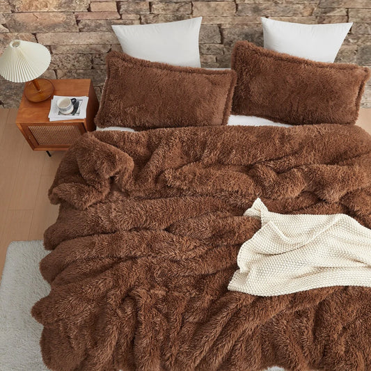 Lion Mane - Coma Inducer? Oversized Comforter Set - Golden Brown