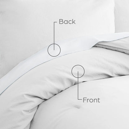 Gaiam? Relax 100% Cotton Garment Washed Ribbed 3pc Comforter Set