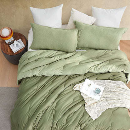 Yoga Pants? - Coma Inducer? Oversized Cooling Comforter Set - Military Green