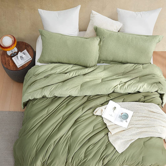 Yoga Pants? - Coma Inducer? Oversized Cooling Comforter Set - Military Green