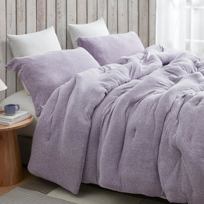 Sweater Weather? - Coma Inducer? Oversized Comforter Set - Snowy Purple
