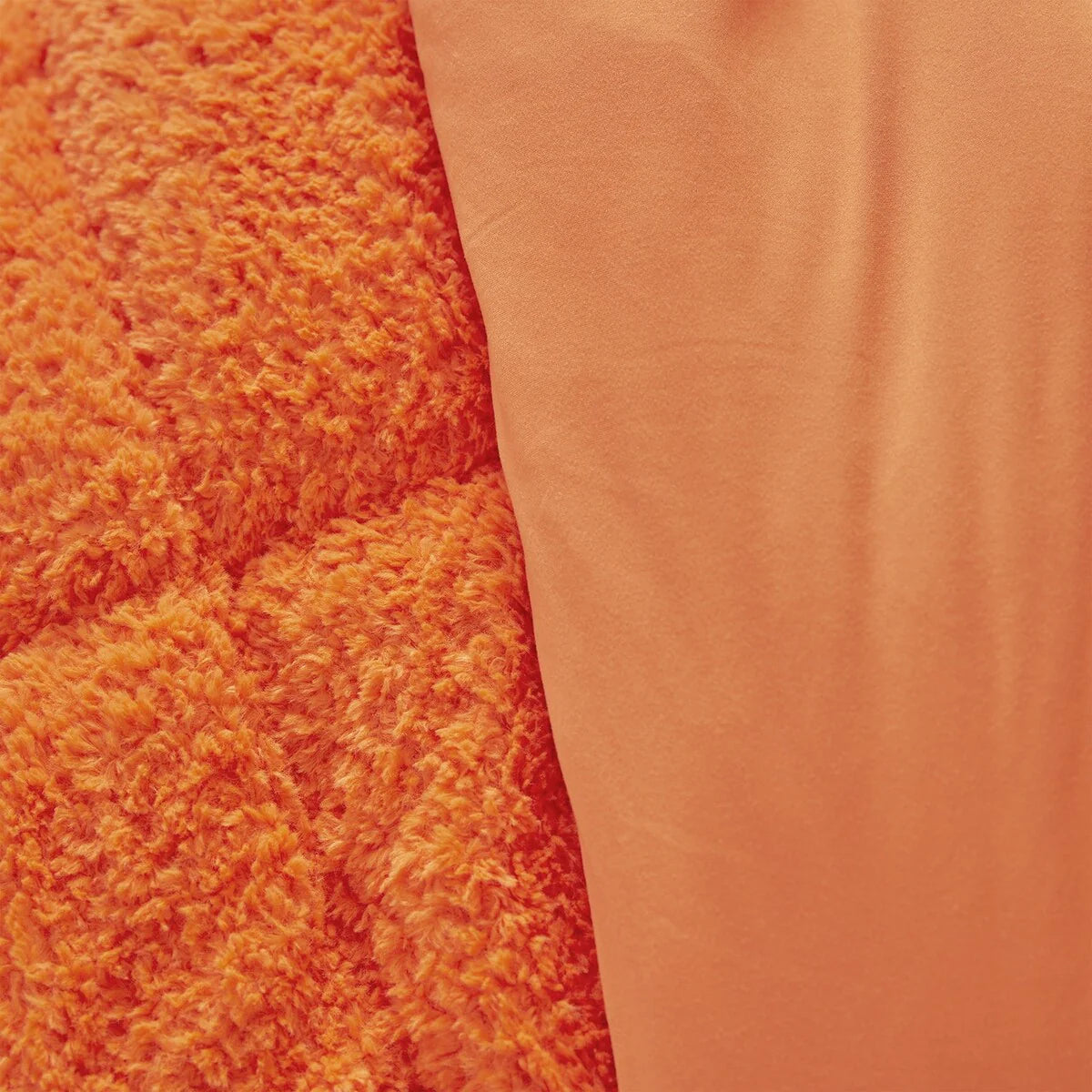 Dreamsicle Creamsicle - Coma Inducer? Oversized Comforter - Orange Peel