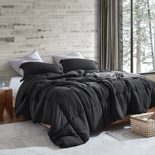 Better Than Butter - Coma Inducer? Oversized Comforter Set - Black