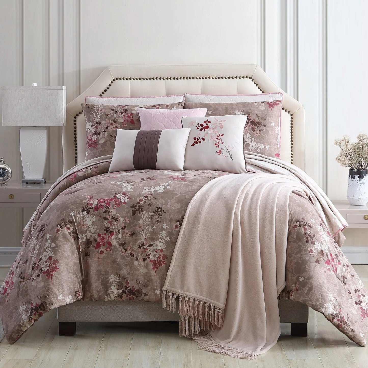 Modern Threads Chloe 10-Piece Comforter and Coverlet Set
