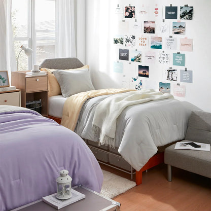 Dorm Haul? - Cozy College Comforter Set - Twin XL Reversible Bedding
