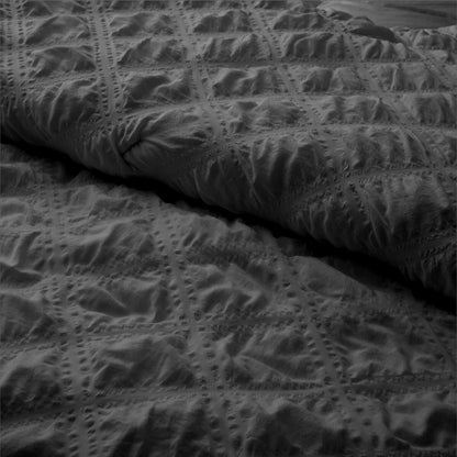 All Season Bubble Ruched Down Alternative Comforter Set