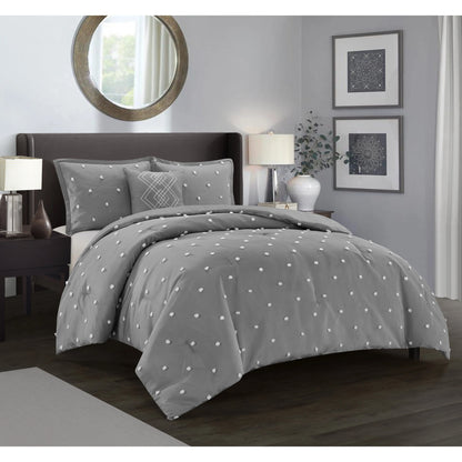 Nanshing Donna 4-Piece Polka Dots Comforter Set