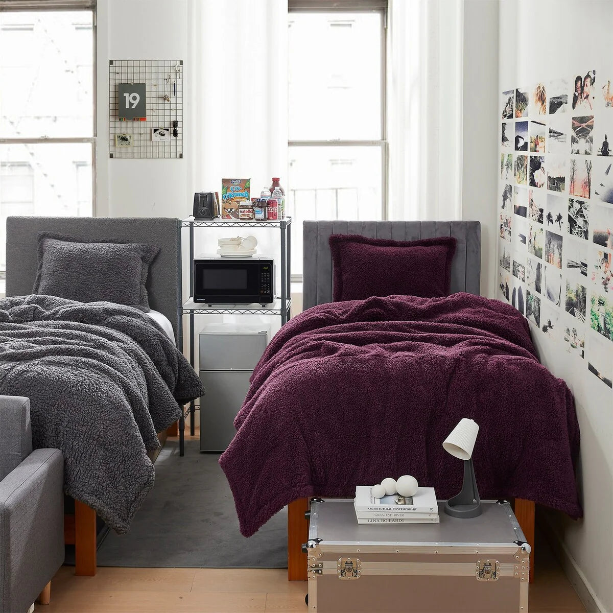 Unfluffin Believable - Coma Inducer? Oversized Comforter Set - Burgundy