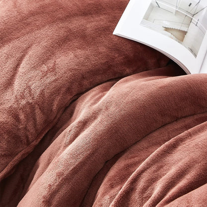Wait Oh What - Coma Inducer? Oversized Comforter Set - Maple Syrup
